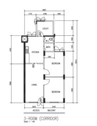 Blk 1 Brickworks Estate (Bukit Merah), HDB 3 Rooms #598683941